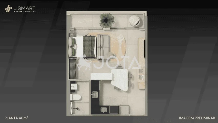 J.Smart Design Meireles - Apartamentos à venda no Meireles