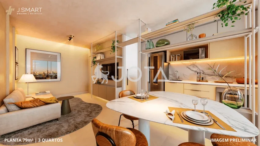J.Smart Design Meireles - Apartamentos à venda no Meireles