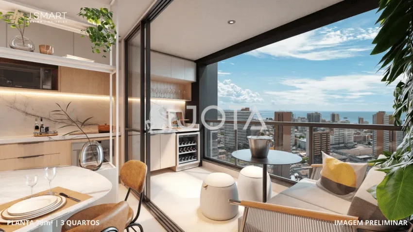 J.Smart Design Meireles - Apartamentos à venda no Meireles