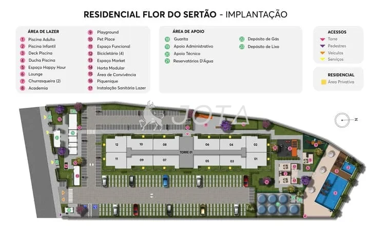 Flor do Sertão - Apartamentos à venda em Jacarecanga - Fortaleza